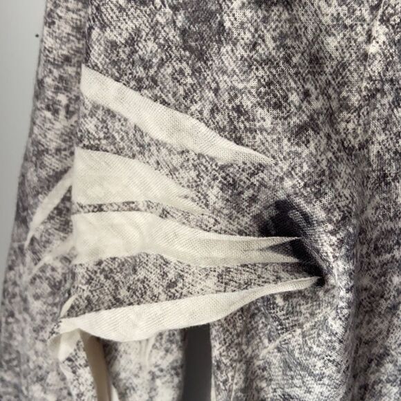 Phanuel open front ombré heather cross cardigan S - Picture 3 of 6